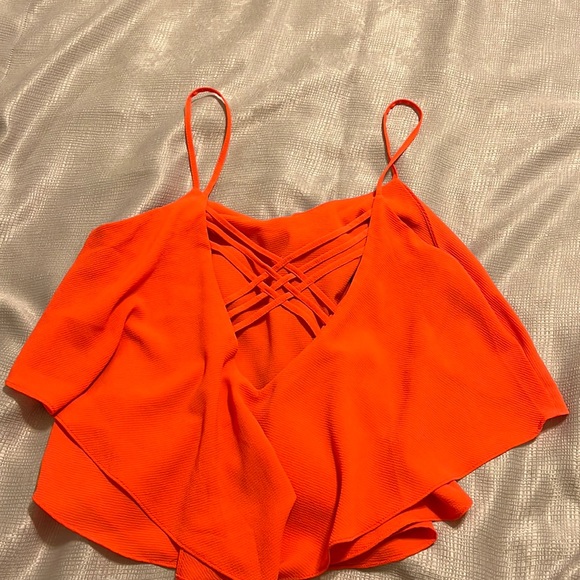 Bright orange large top - Picture 2 of 3